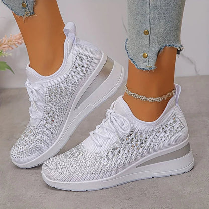 Supportive Breathable Lace-Up Sneakers for Women | Bonnie