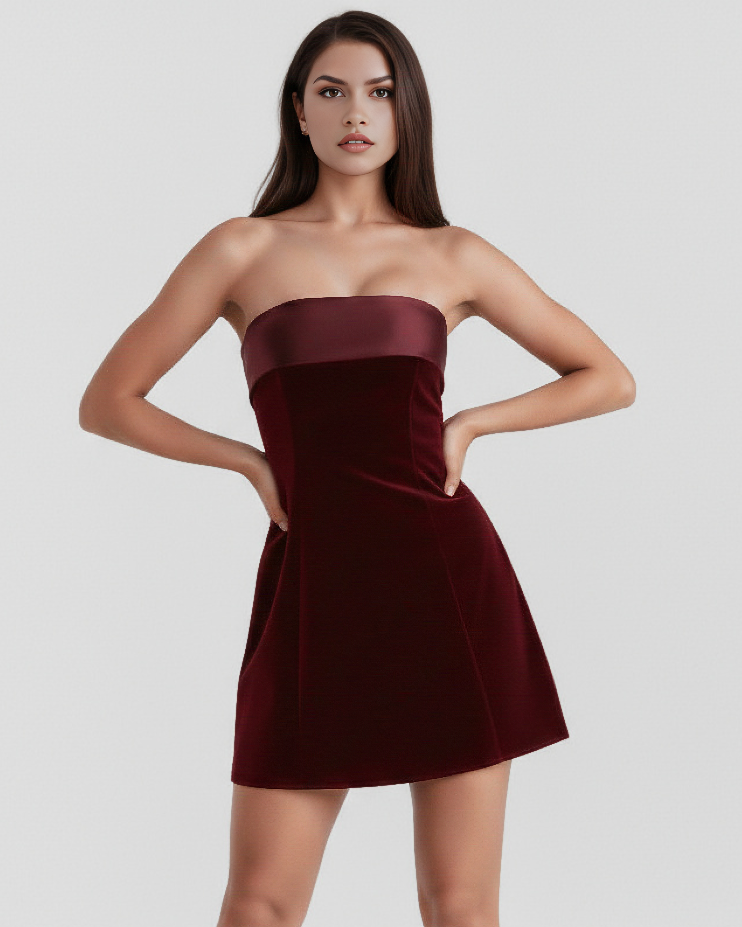Bodycon lace-up mini dress for women | Valentina