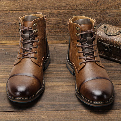 Classic brogue ankle boots for men | Maxwell