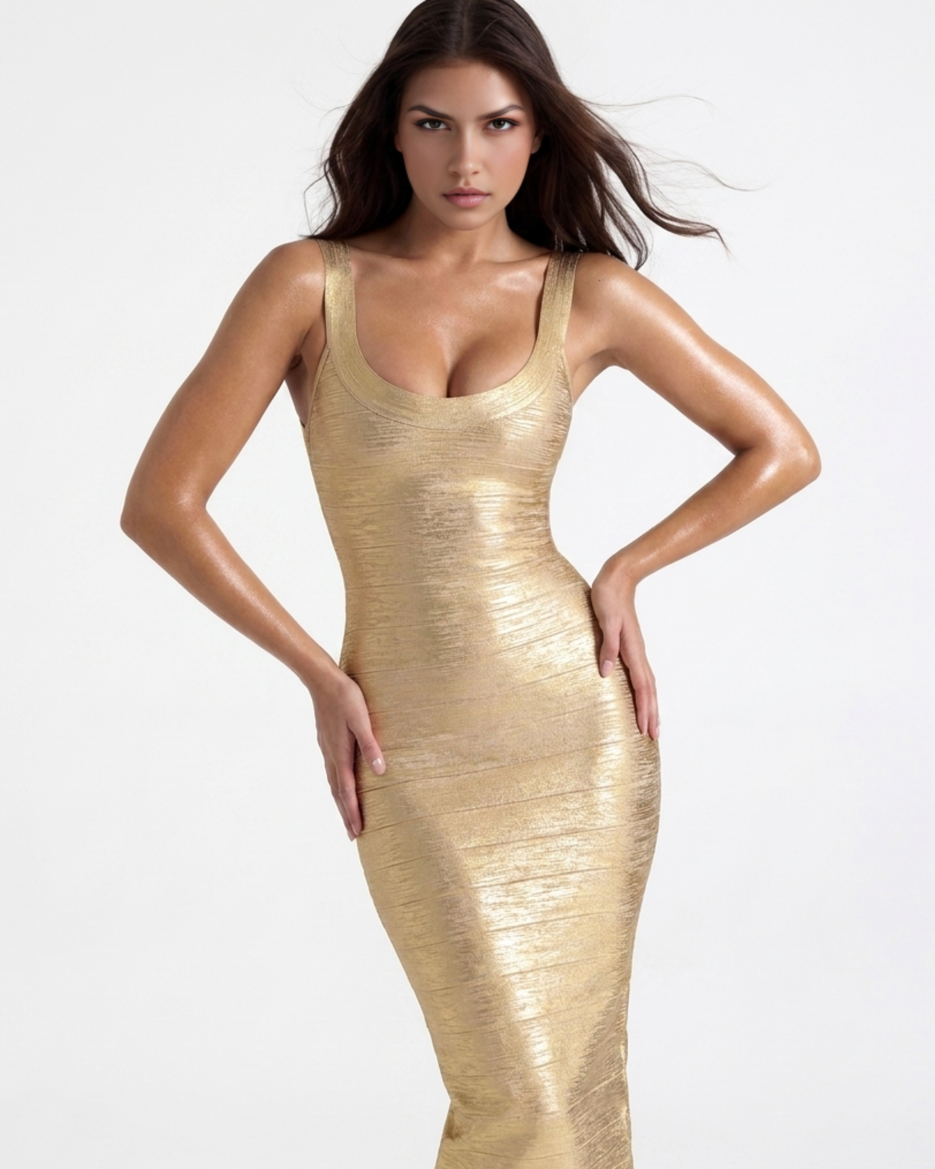 Sparkling sequin midi dress for women | The Beyoncé