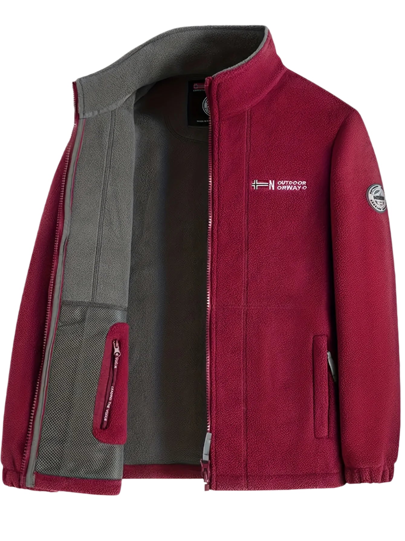 Lightweight outdoor zip jacket with high collar Stylish for Men | Julius Nord