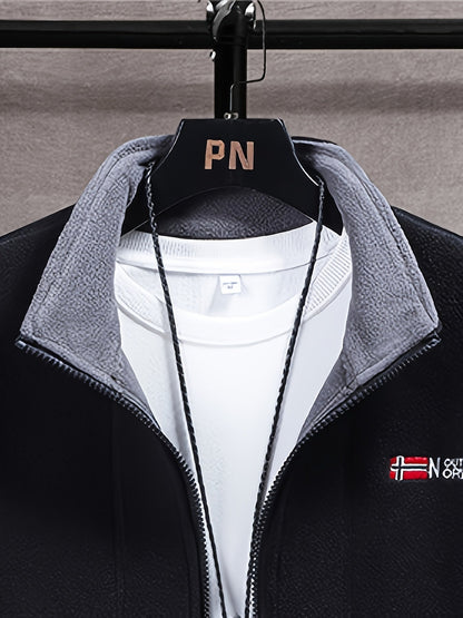 Lightweight outdoor zip jacket with high collar Stylish for Men | Julius Nord