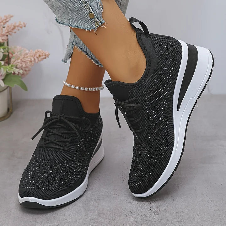 Supportive Breathable Lace-Up Sneakers for Women | Bonnie
