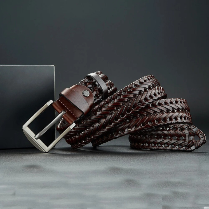 Braided leather everyday belt for men | Legacy -14