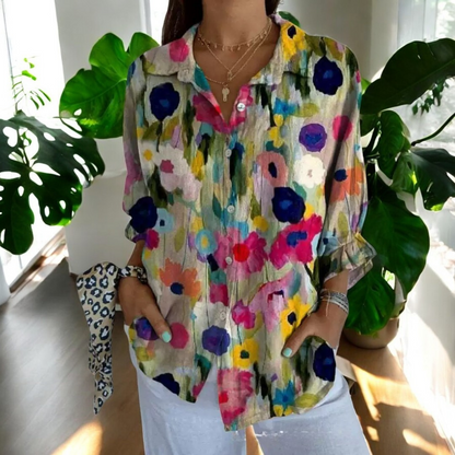 Stylish floral everyday casual blouse for women | Irelle -6