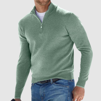 Half-zip casual sweater for men | Harris