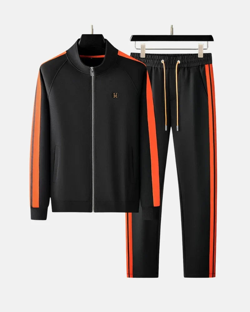 Athletic zip tracksuit set for men | Velmont