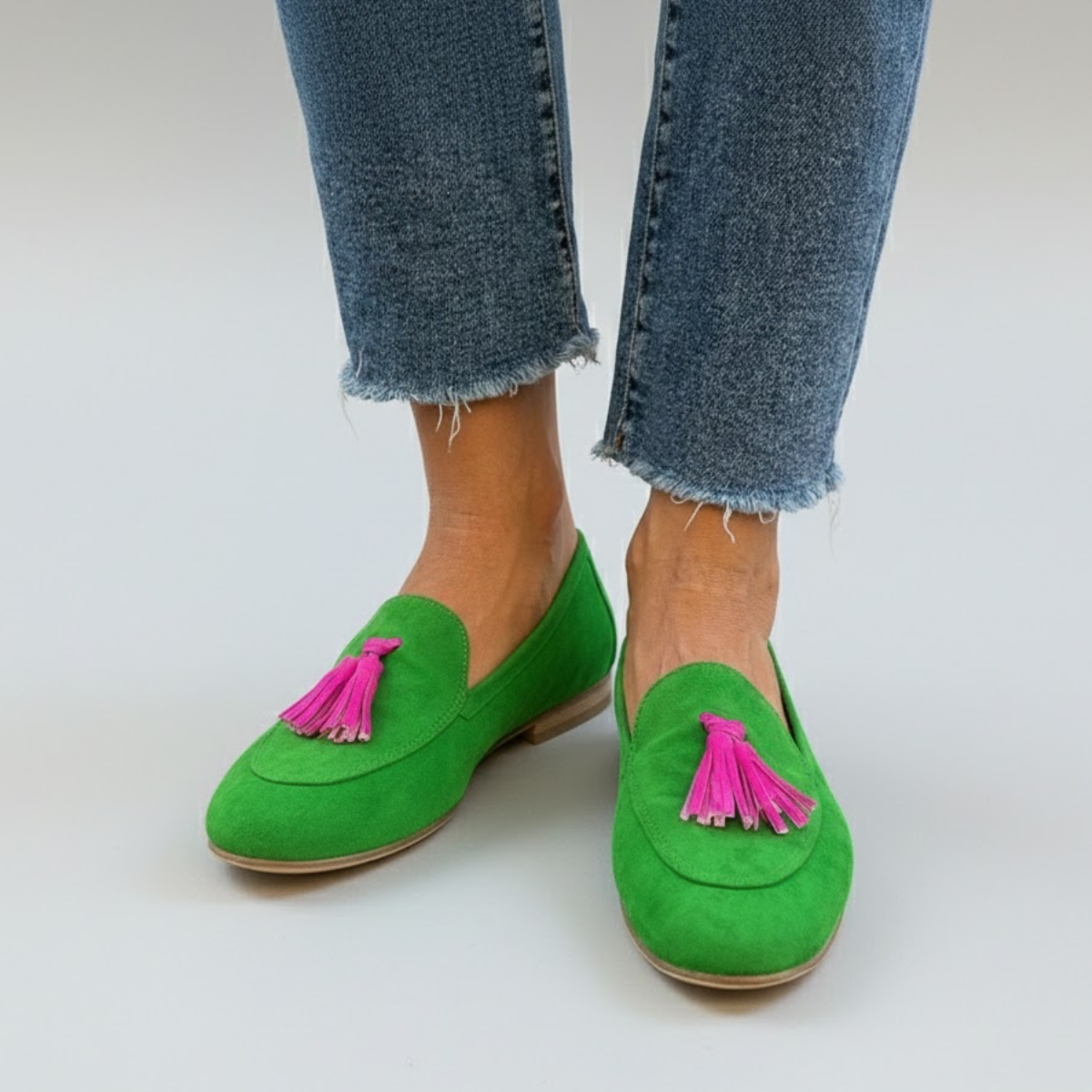 Classic Tassel Slip-On Loafers for Women | Mandy