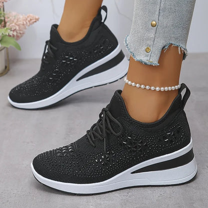 Supportive Breathable Lace-Up Sneakers for Women | Bonnie