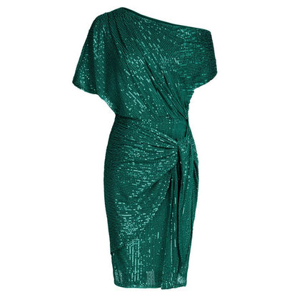 Elegant off-shoulder bodycon party dress for women | Aurevia