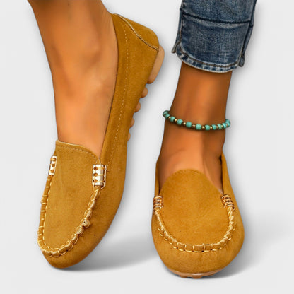 Classic Moccasin-Style Slip-On Loafers for Women | Bianca