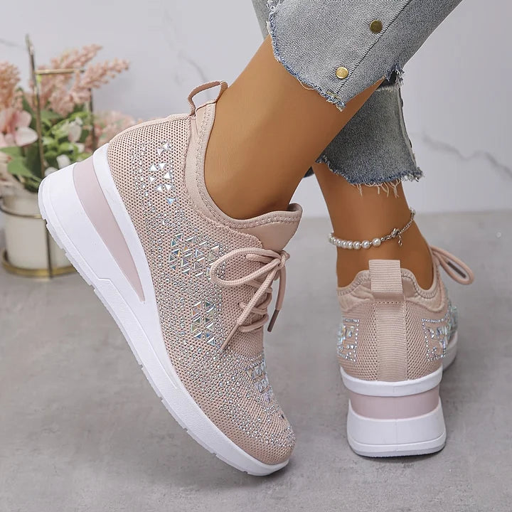 Supportive Breathable Lace-Up Sneakers for Women | Bonnie