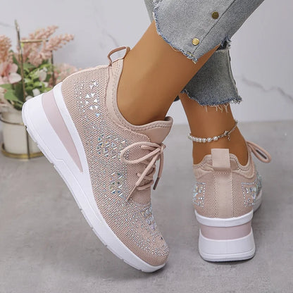 Supportive Breathable Lace-Up Sneakers for Women | Bonnie