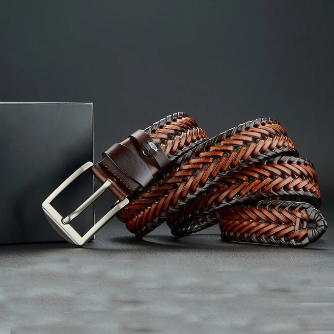Braided leather everyday belt for men | Legacy -7
