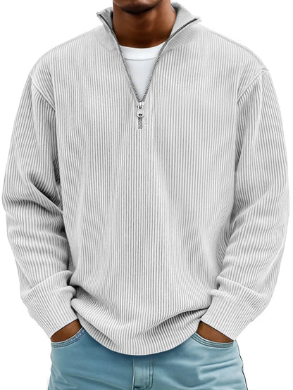 Half-zip casual sweater for men | Calix