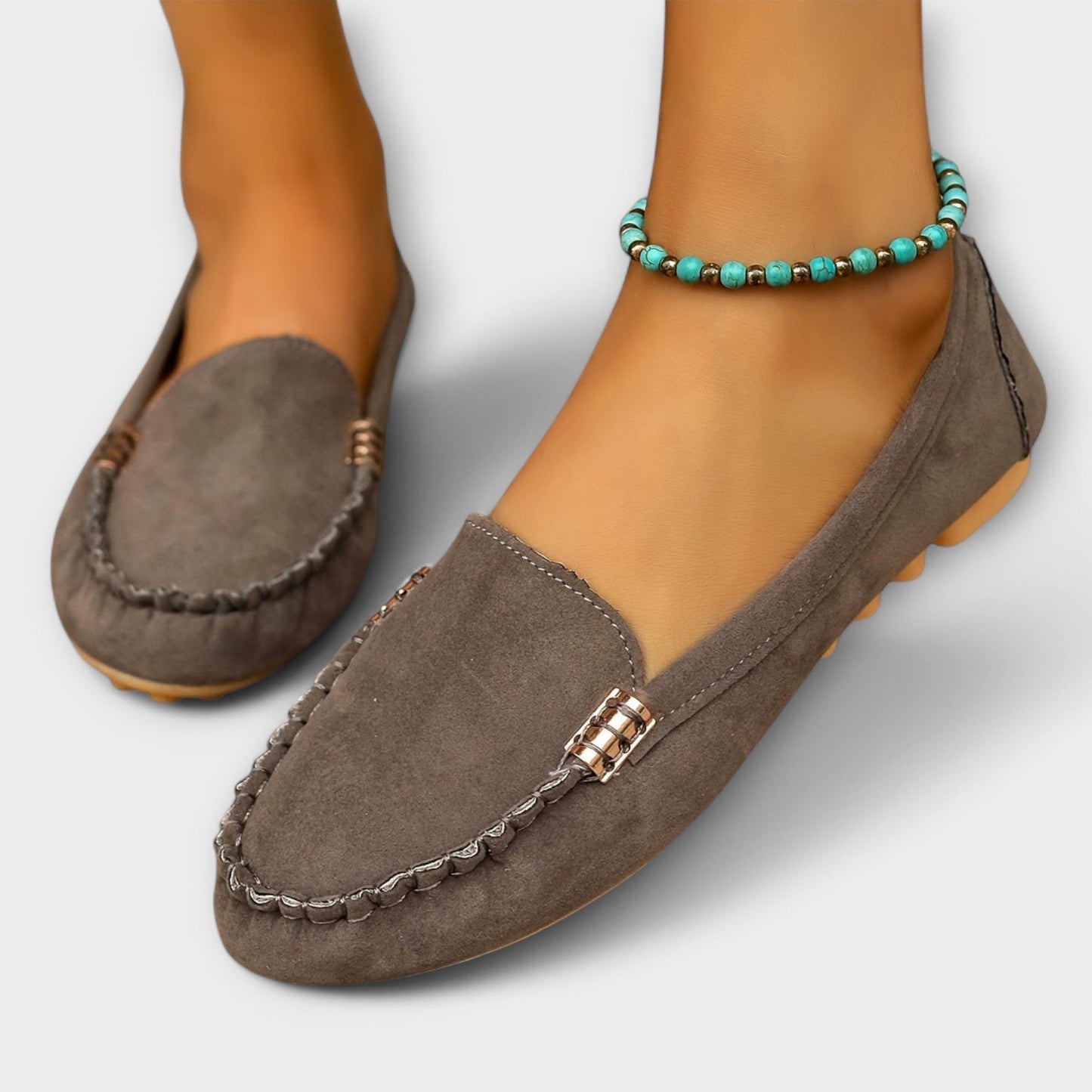 Classic Moccasin-Style Slip-On Loafers for Women | Bianca