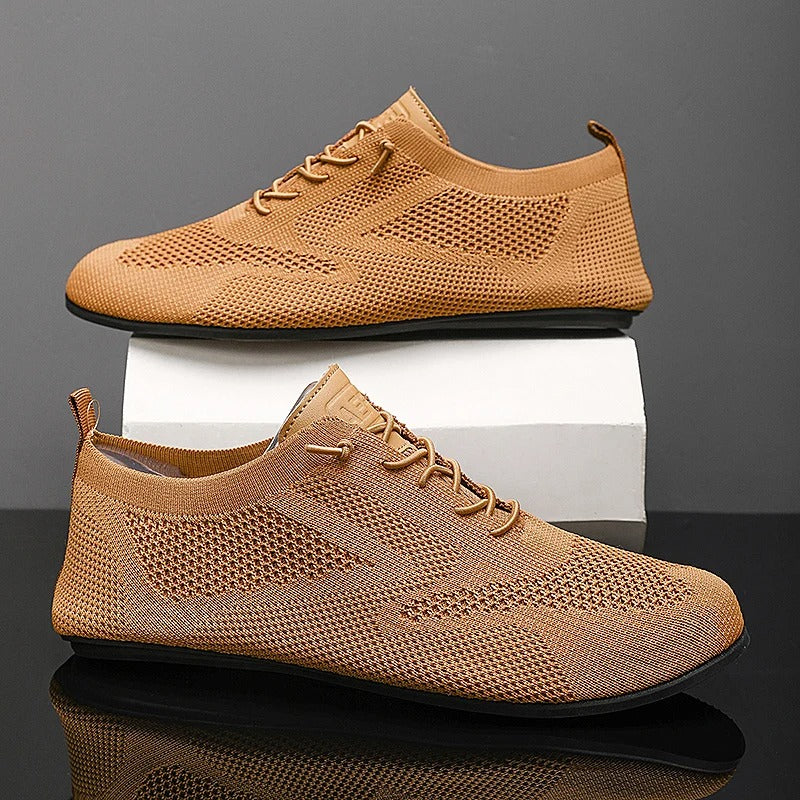 Mesh knit slip-on stretch everyday trainers for men | Airknit -18