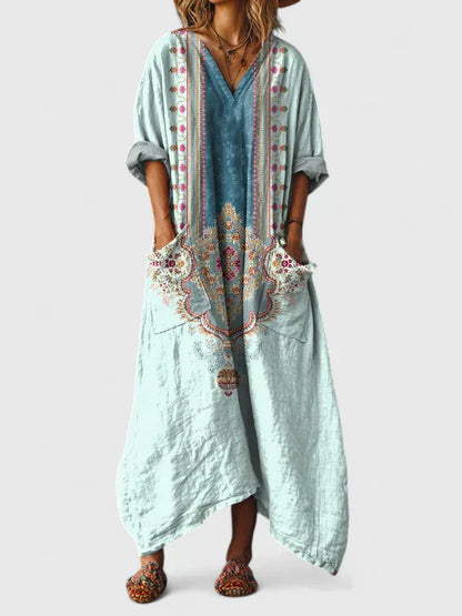 Elegant everyday relaxed dress for women | Mariana -8