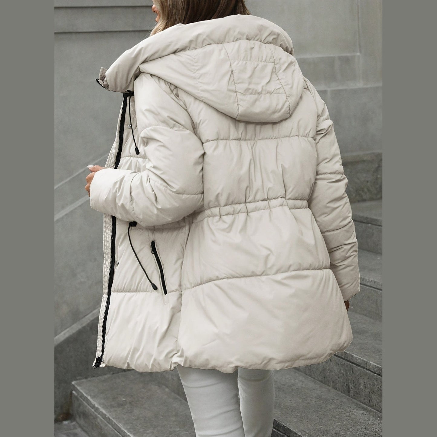 Oversized hooded winter parka for women | Aurora