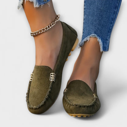 Classic Moccasin-Style Slip-On Loafers for Women | Bianca