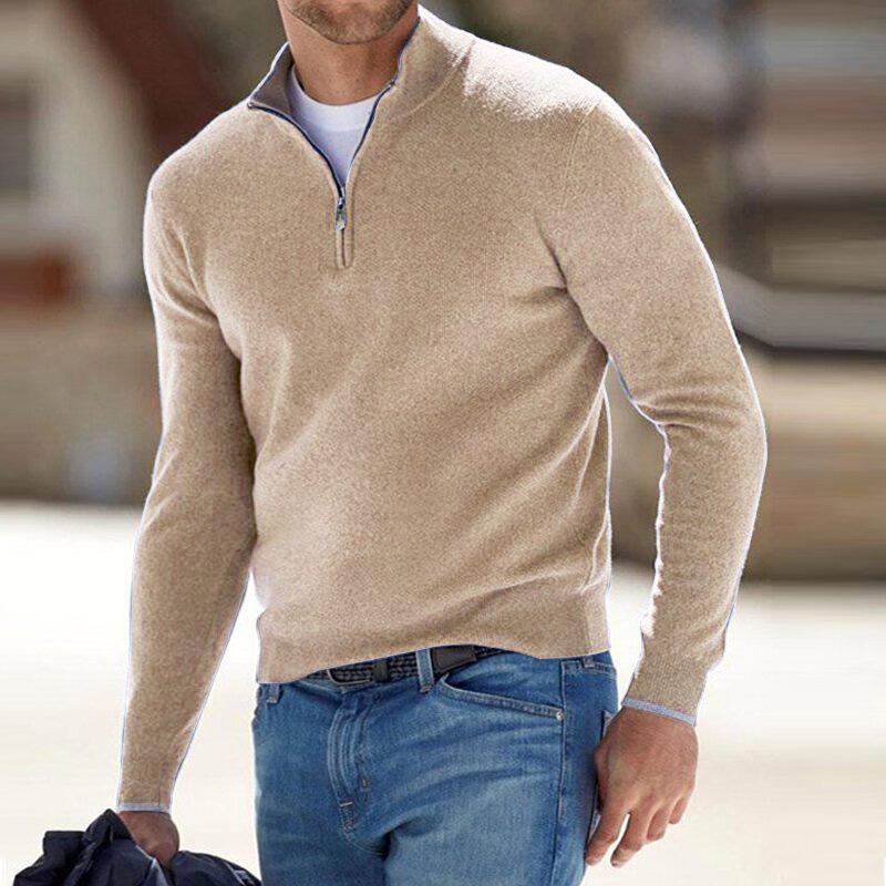 Half-zip casual sweater for men | Harris