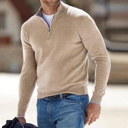 Half-zip casual sweater for men | Harris