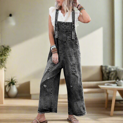 Adjustable vintage-style jumpsuit for women | Carmelita