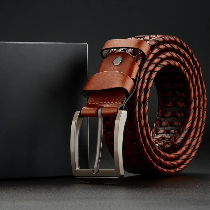 Braided leather everyday belt for men | Legacy -13