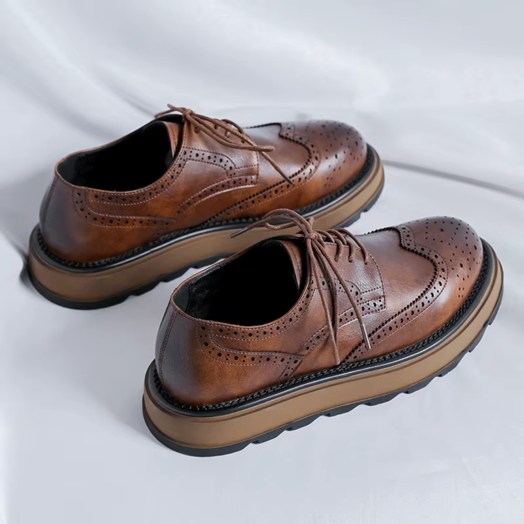 Classic brogue dress shoes for men | West