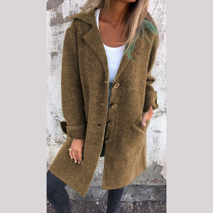 Casual long coat for women | Baylea