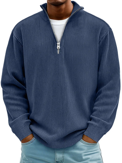 Half-zip casual sweater for men | Calix