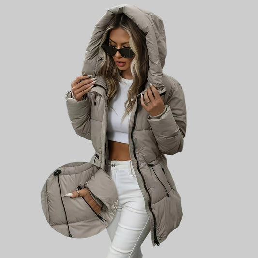 Oversized hooded winter parka for women | Aurora