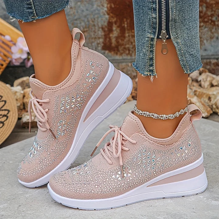 Supportive Breathable Lace-Up Sneakers for Women | Bonnie