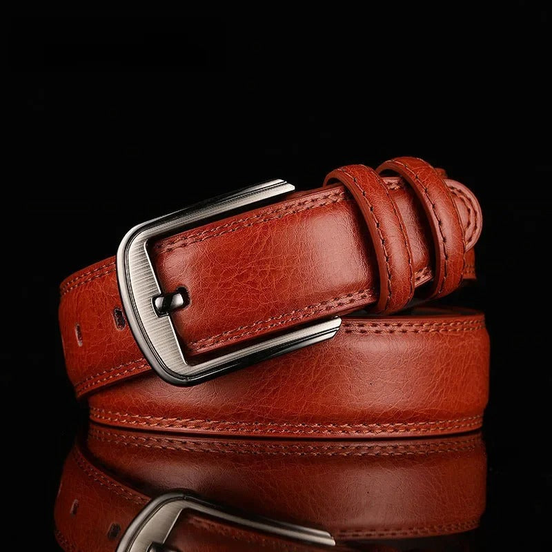 Classic cowhide leather everyday belt for men | Heritage -8