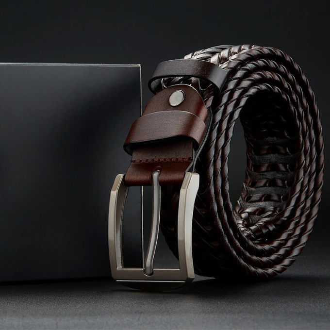 Braided leather everyday belt for men | Legacy -15