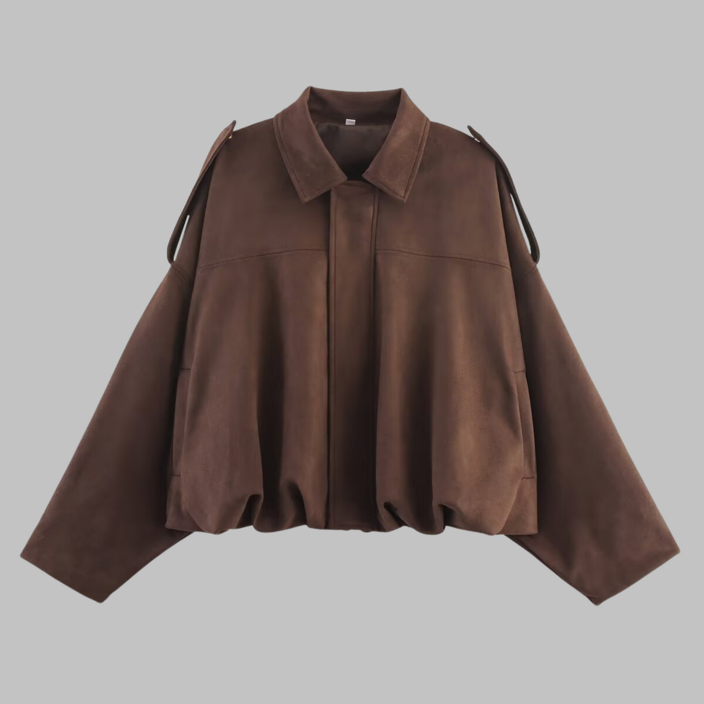 Loose fit military-style jacket for women | Arvella