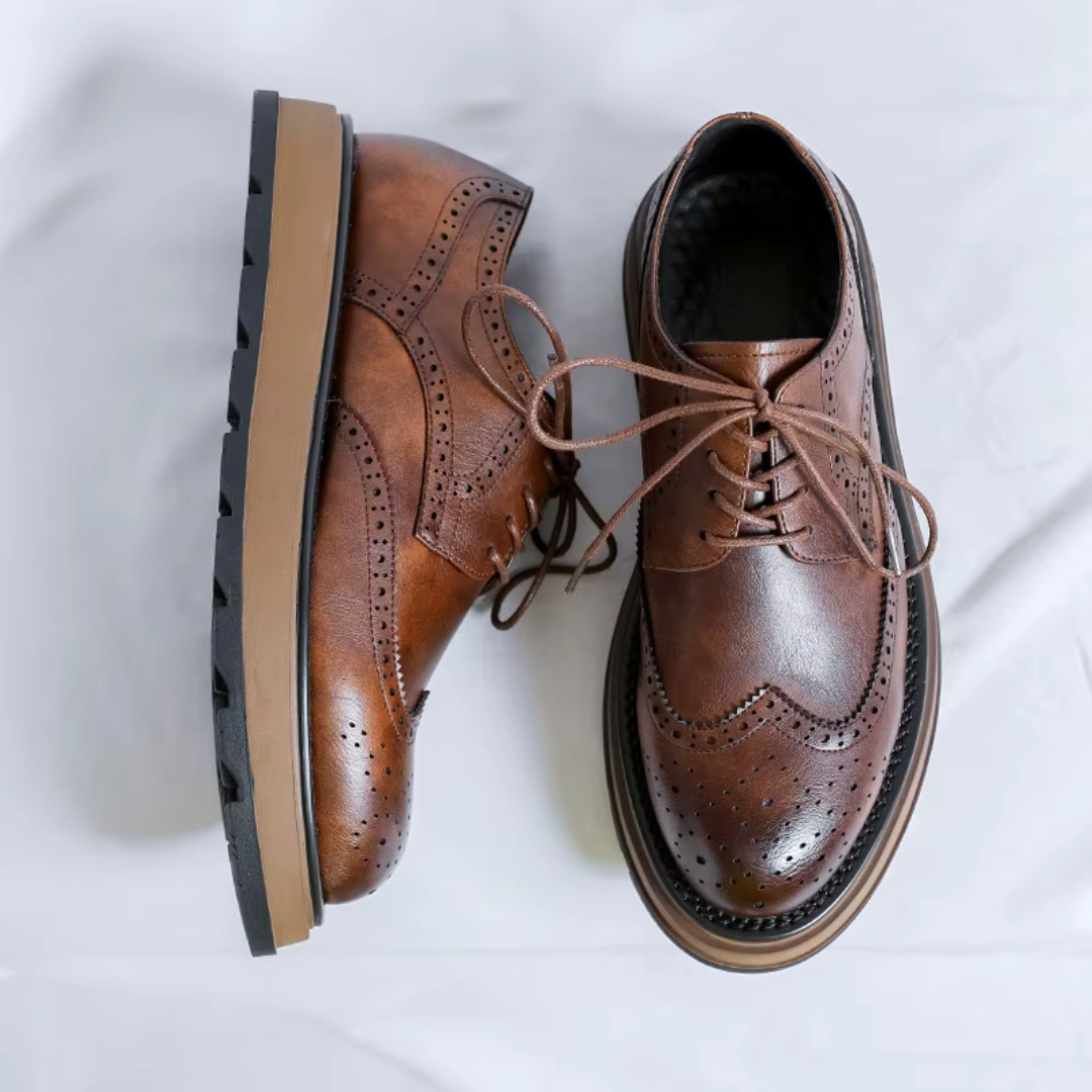 Classic brogue dress shoes for men | West