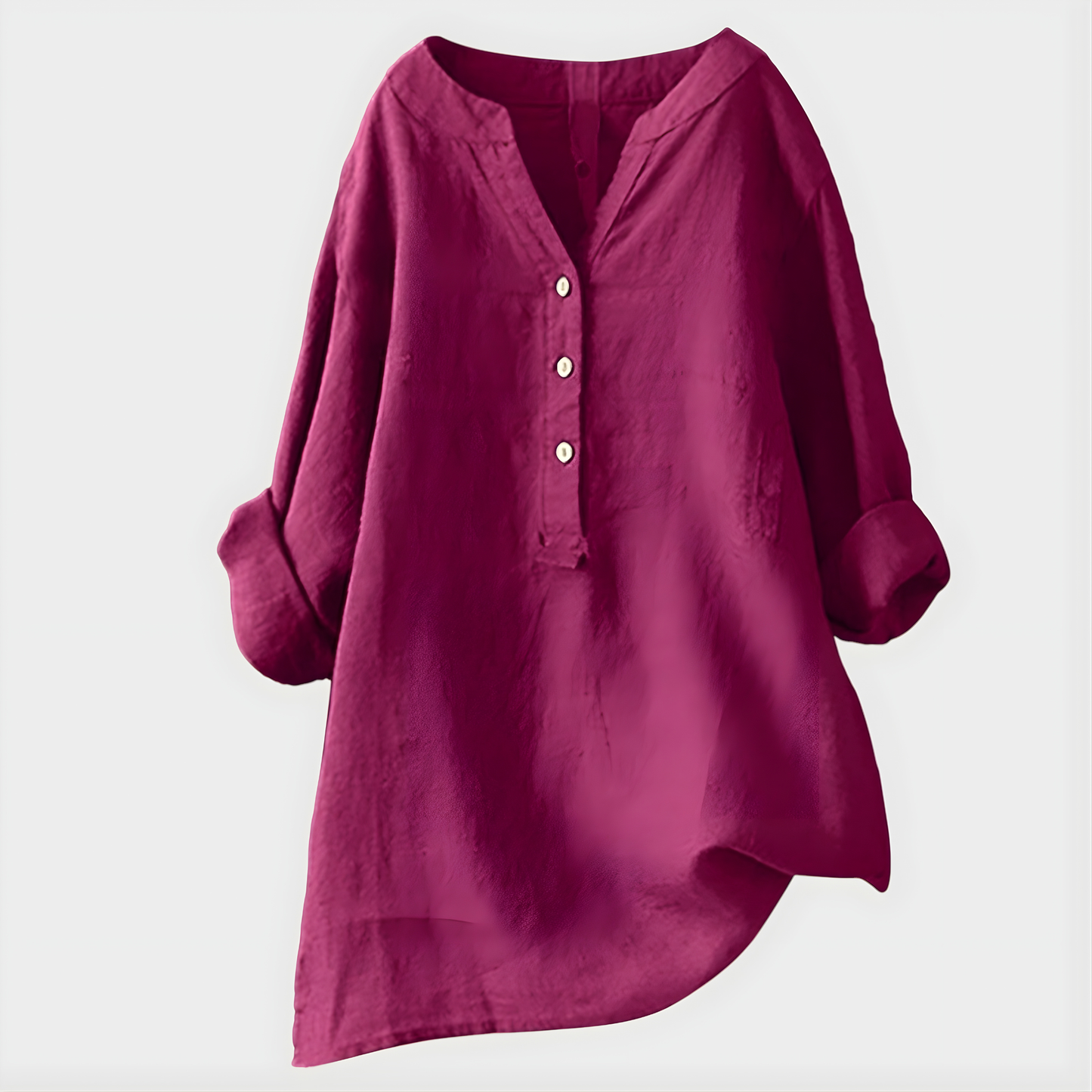 Relaxed V-Neck Summer Blouse for Women | Veronique