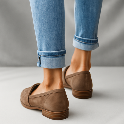 Elegant Pointed-Toe Slip-On Loafers for Women | Selena