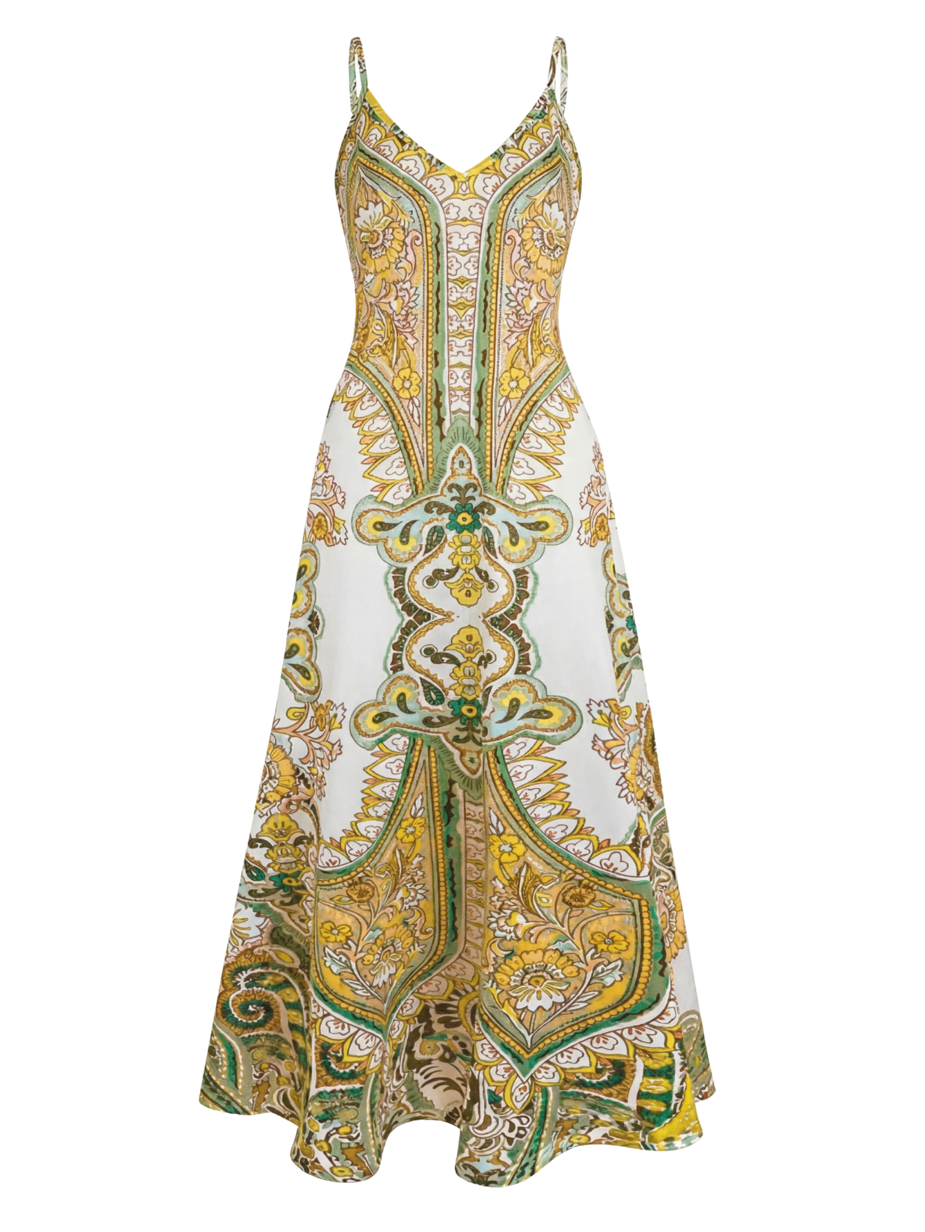 Boho floral sleeveless dress for women | Ottilie