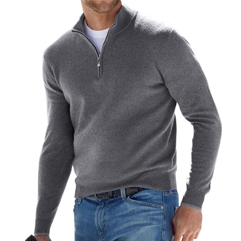 Half-zip casual sweater for men | Harris