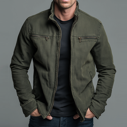Vintage zip jacket for men | Denvera