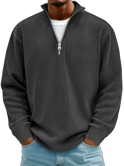 Half-zip casual sweater for men | Calix