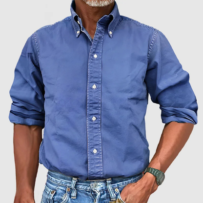 Classic long-sleeve shirt for men | Nelson