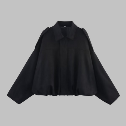 Loose fit military-style jacket for women | Arvella