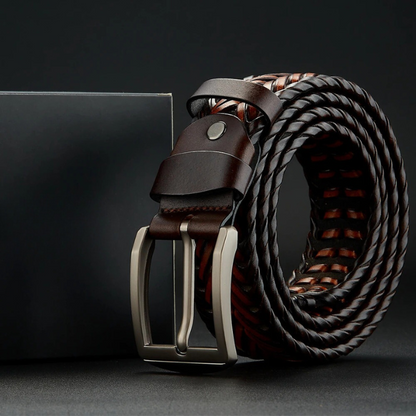 Braided leather everyday belt for men | Legacy -8
