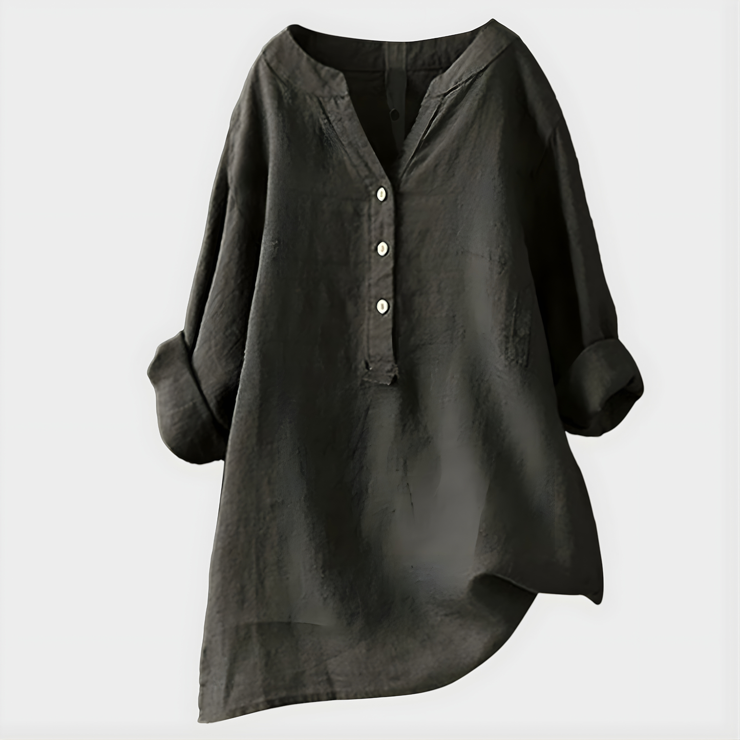 Relaxed V-Neck Summer Blouse for Women | Veronique