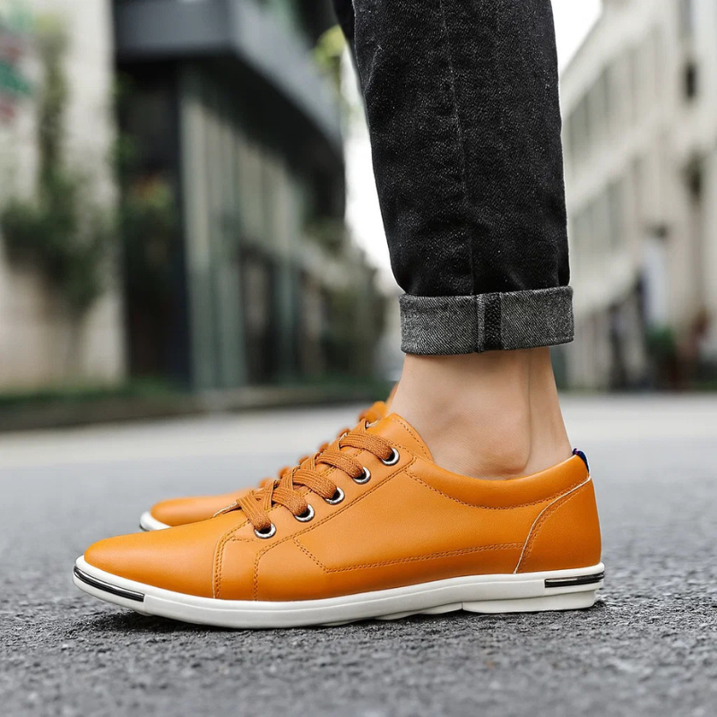 Genuine leather everyday trainers for men | Jackson -2