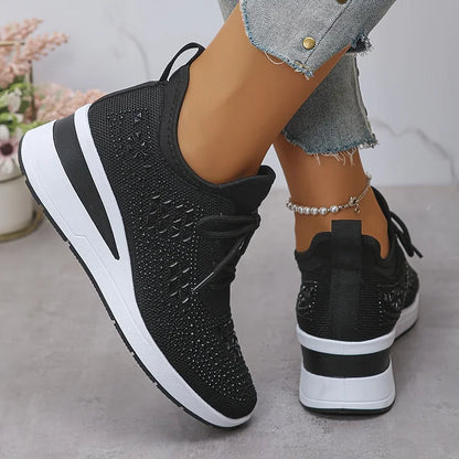 Supportive Breathable Lace-Up Sneakers for Women | Bonnie