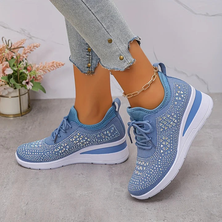 Supportive Breathable Lace-Up Sneakers for Women | Bonnie